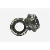 Enduro Bearings BBright to SRAM GXP chainset adaptor in black for 30mm bottom brackets, compatible with mountain bike components.