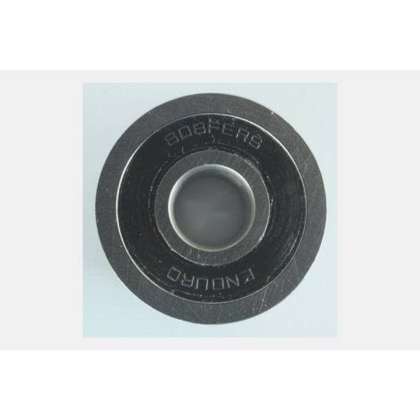Enduro Bearings 608 FE 2RS ABEC 3 sealed bike bearings with 8mm axle, 22/24mm outer diameter, and 7/8" width.