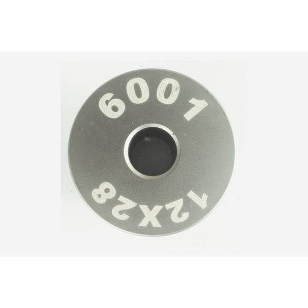 Enduro Bearings 6001 inner guide for EB8420 bearing press, black metal component for bearing installation tools.