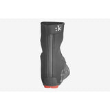 Fizik weather-resistant cycling toe cover overshoes with reflective logo, designed to protect bike shoes from rain and cold.