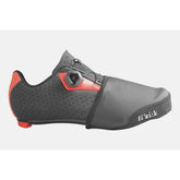 Pair of Fizik R1B replacement skid plates for shoe sole protection and durability, shown attached to cycling shoes.