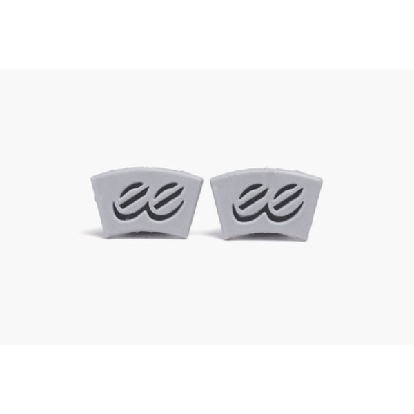 Cane Creek EE Brake Colour Badges for 2015+ regular mount bike brakes, close-up of colorful component decals on brake calipers.