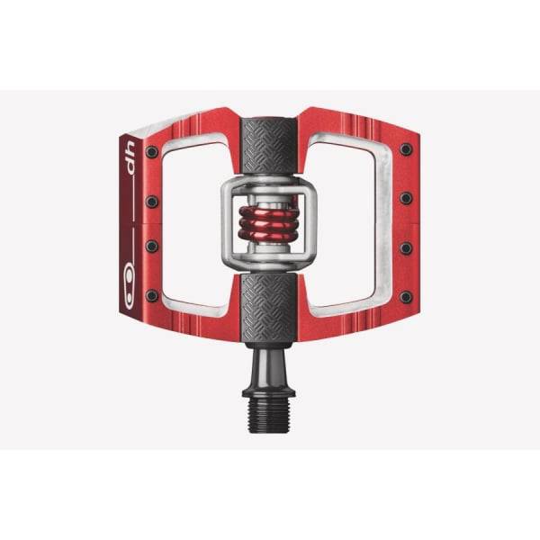 Crank Brothers Mallet DH clipless pedal for downhill and race riding, featuring durable metal body and cleat interface.