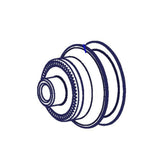 Dt Swiss Hwaxxx00S1545C Front Hub Spacer For 240 Radial Non-Disc Single