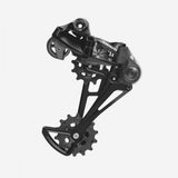 SRAM NX Eagle 12-speed MTB rear derailleur in black with X-HORIZON and Type-3 clutch for smooth gear shifting.