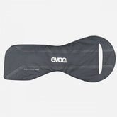 EVOC travel chain cover with velcro fixation for bike chainstay protection, durable accessory for cycling safety.