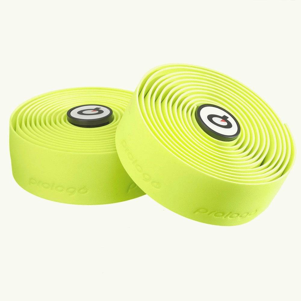 Prologo Plaintouch Cork Bar Tape with self-adhesive backing and end caps, designed for bike handlebars.