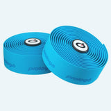Prologo Plaintouch cork handlebar tape with self-adhesive backing and end caps for bike handlebars.