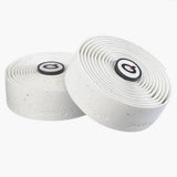 Prologo Plaintouch Cork Bar Tape with self-adhesive backing and end caps, designed for bicycle handlebars.