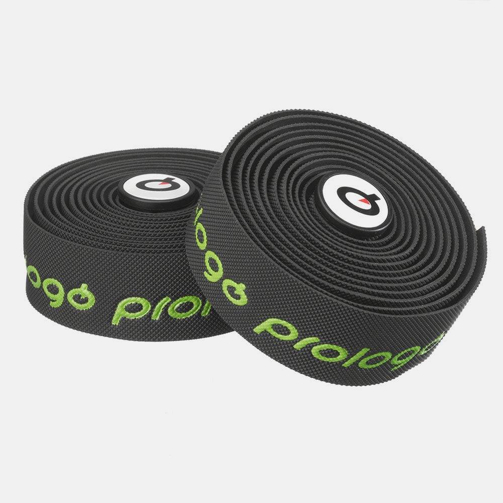 Prologo Onetouch bar tape with gel strip cushioning and micro diamond grip for comfortable bike handlebar coverage.