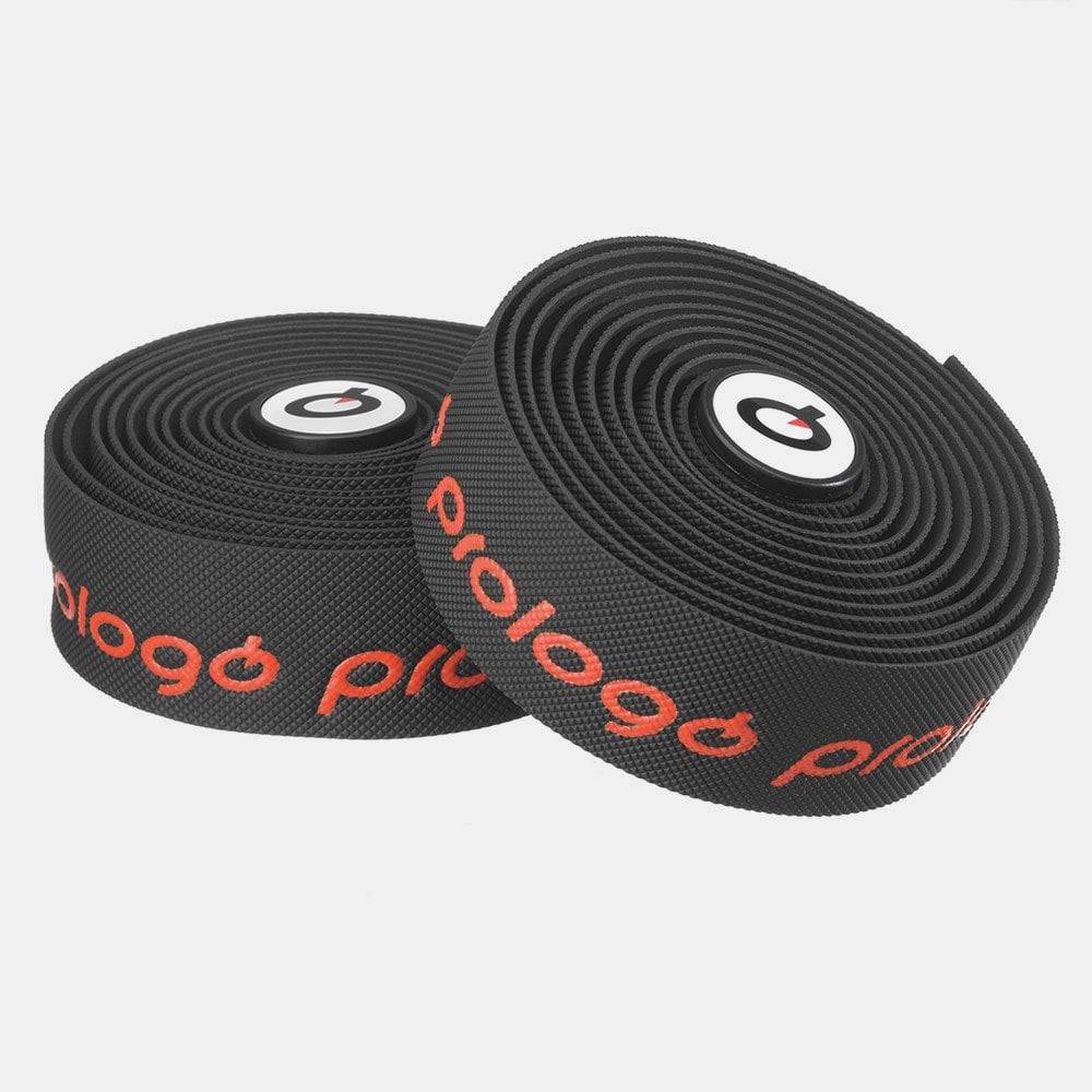 Prologo Onetouch bar tape with gel strip cushioning and micro diamond grip for bike handlebars, providing comfort and grip.