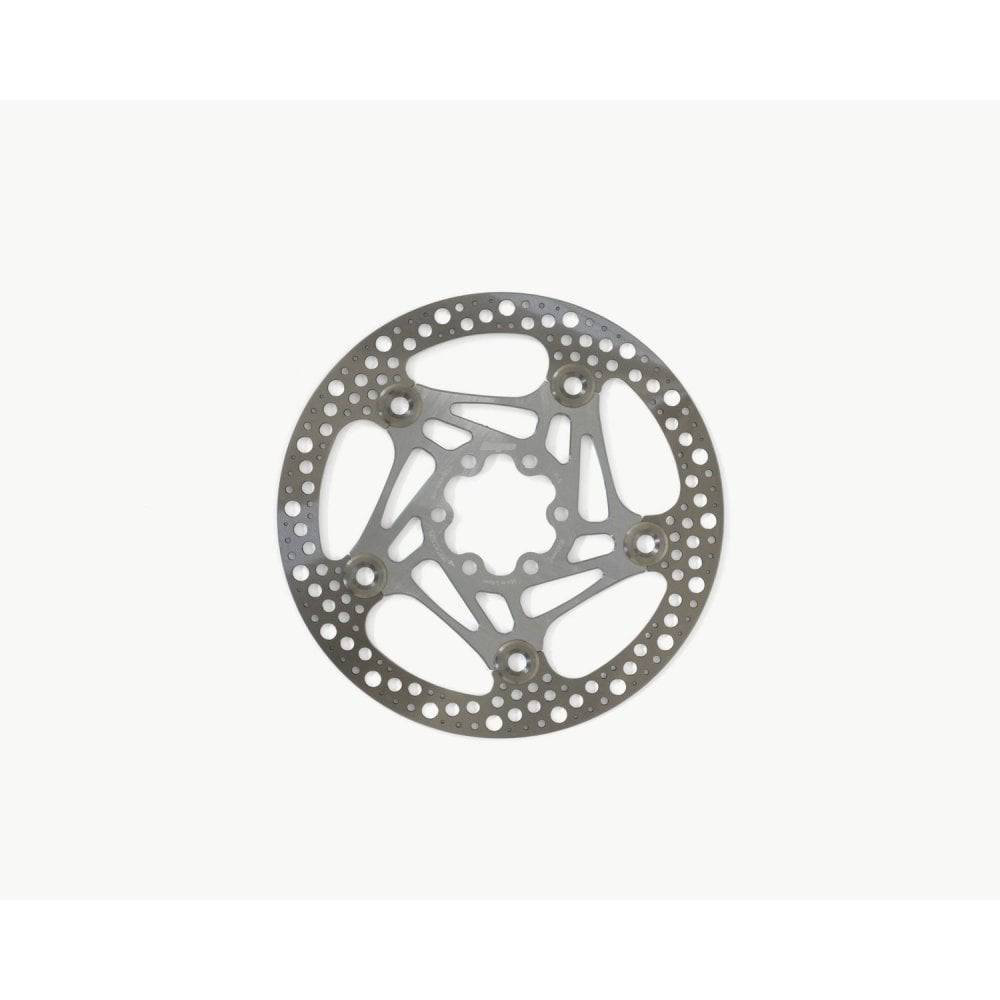 Hope Road Floating Disc Rotor 160mm 6-bolt for road cycling braking system, shown with mounting holes and metallic finish.