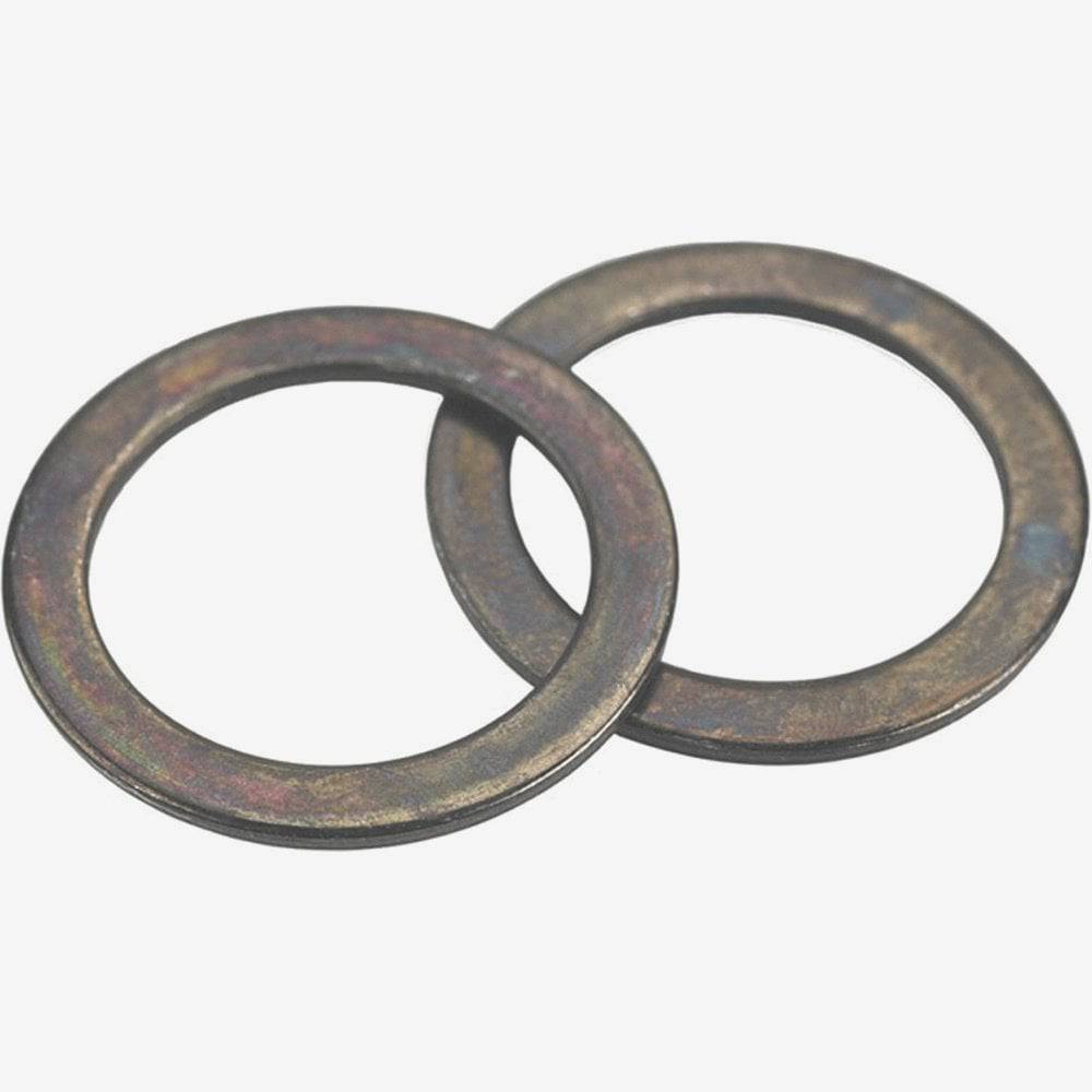 Pair of Specialites TA aluminium pedal washers for crank arm protection, bike components spare parts, and accessories.