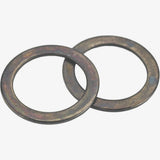 Pair of Specialites TA aluminium pedal washers for crank arm protection, bike components spare parts, and accessories.