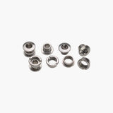 Specialites TA single speed steel chainring bolts and accessories for bicycle components, shown in the image.