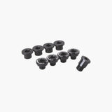 Specialites TA Ultra-Torque chainring bolts and accessories for Campagnolo cranksets, shown on a bicycle component.