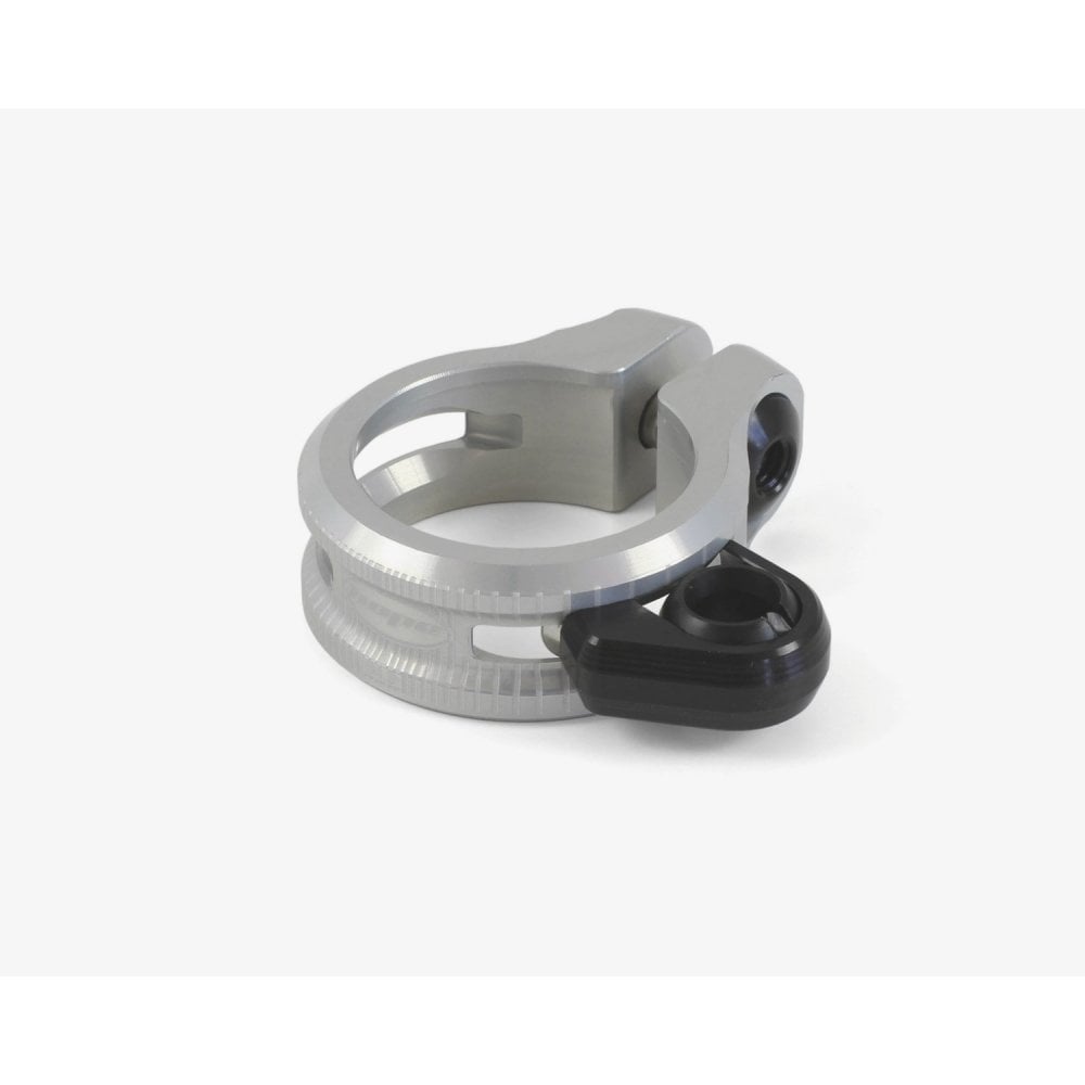 Hope dropper seat clamp spare parts and accessories for bike seatposts, showing detailed components and hardware.