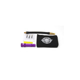 Dynaplug Air tubeless MTB tyre repair kit with CO2 cartridge and inflation tools, compact bike components for quick tubeless repairs.
