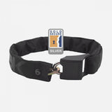 Hiplok ORIGINAL V1.5 wearable bike chain lock in black, 8mm x 90cm, with Sold Secure Silver rating, designed for bike security.