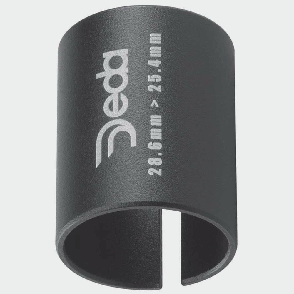 Deda Elementi stem sleeve adaptor for 1-inch fork steerers to 1-1/8 inch stems, bicycle accessories for secure fitting.
