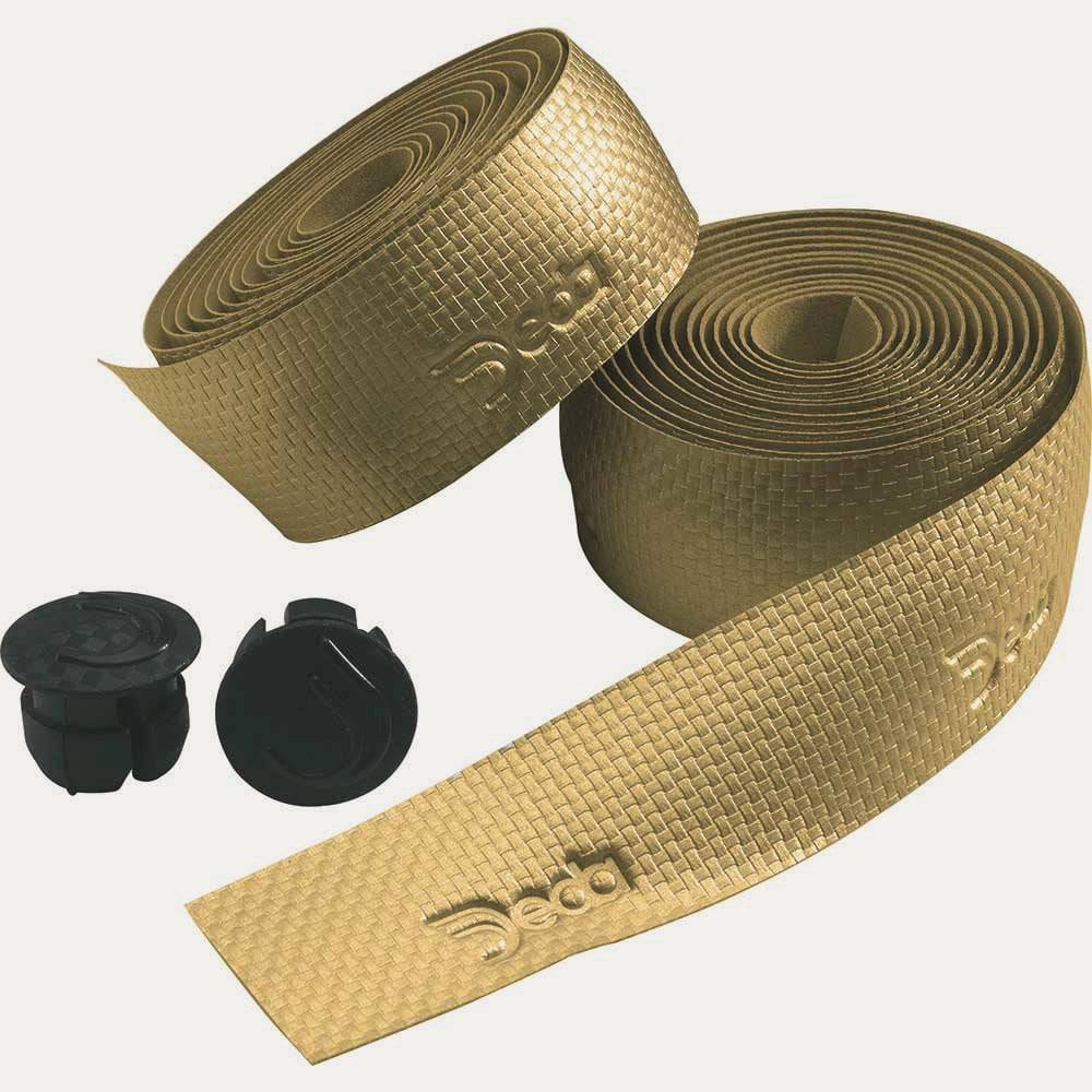 Deda Elementi Carbon Look Road Bike Bar Tape with End Plugs and Finishing Tape, black textured handlebar wrap for cycling components