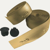 Deda Elementi Carbon Look Road Bike Bar Tape with End Plugs and Finishing Tape, black textured handlebar wrap for cycling components