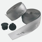 Deda Elementi Carbon Look road bike handlebar tape with end plugs and finishing tape, designed for cycling components.