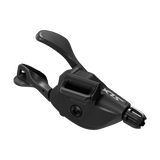 Shimano SLX SL-M7100-I 12-speed MTB shift lever with I-Spec EV integration, black and ergonomic design for mountain biking.