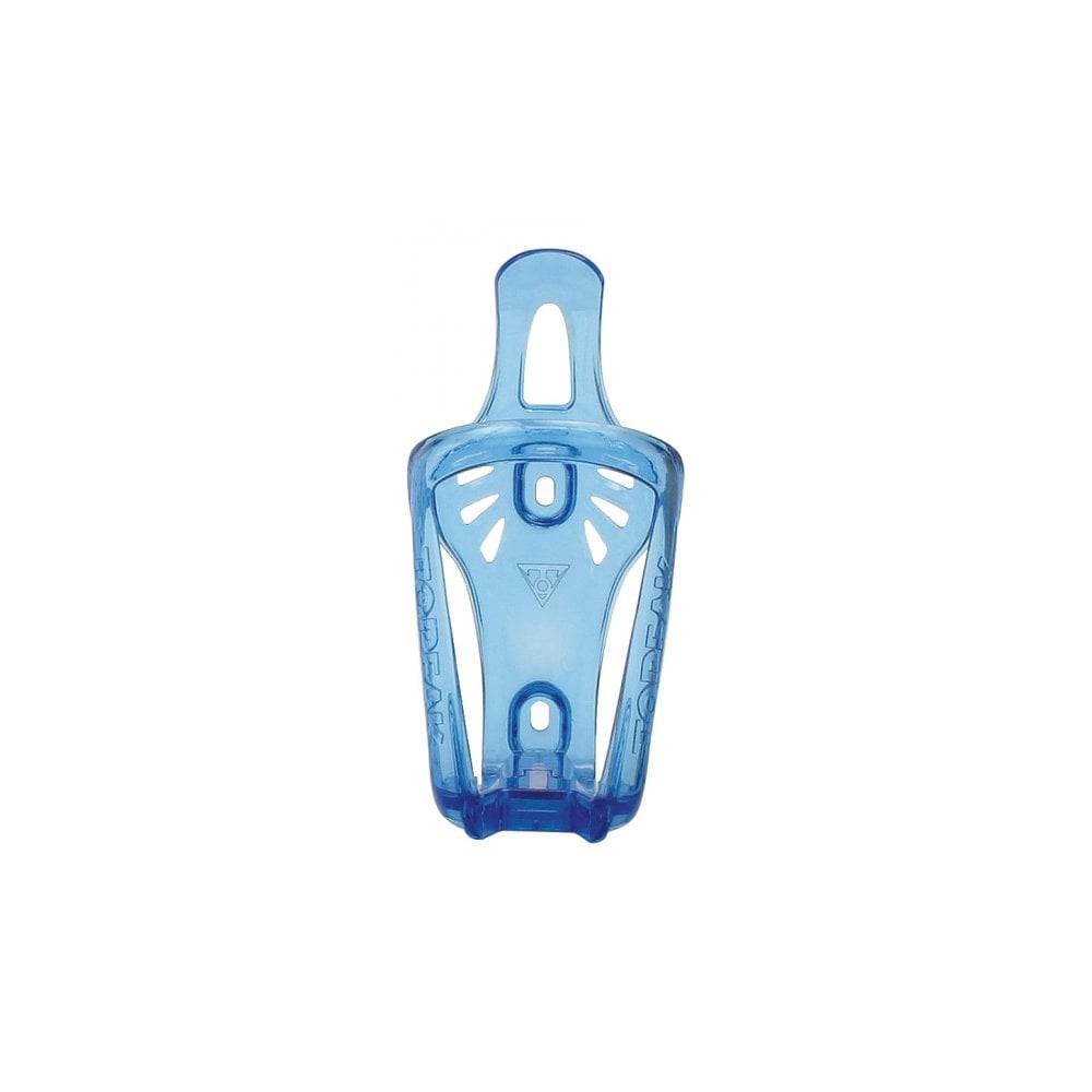 Topeak Mono Cage CX bike water bottle cage, lightweight durable holder for cycling accessories, shown mounted on a bike frame