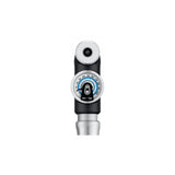 Crank Brothers Sterling Short Hand Pump with universal head for Presta and Schrader valves, portable bike pump accessory.