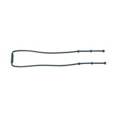 Black Topeak bungee cord for MTX and RX beam racks, secure bike luggage and accessories with durable, adjustable elastic cord.