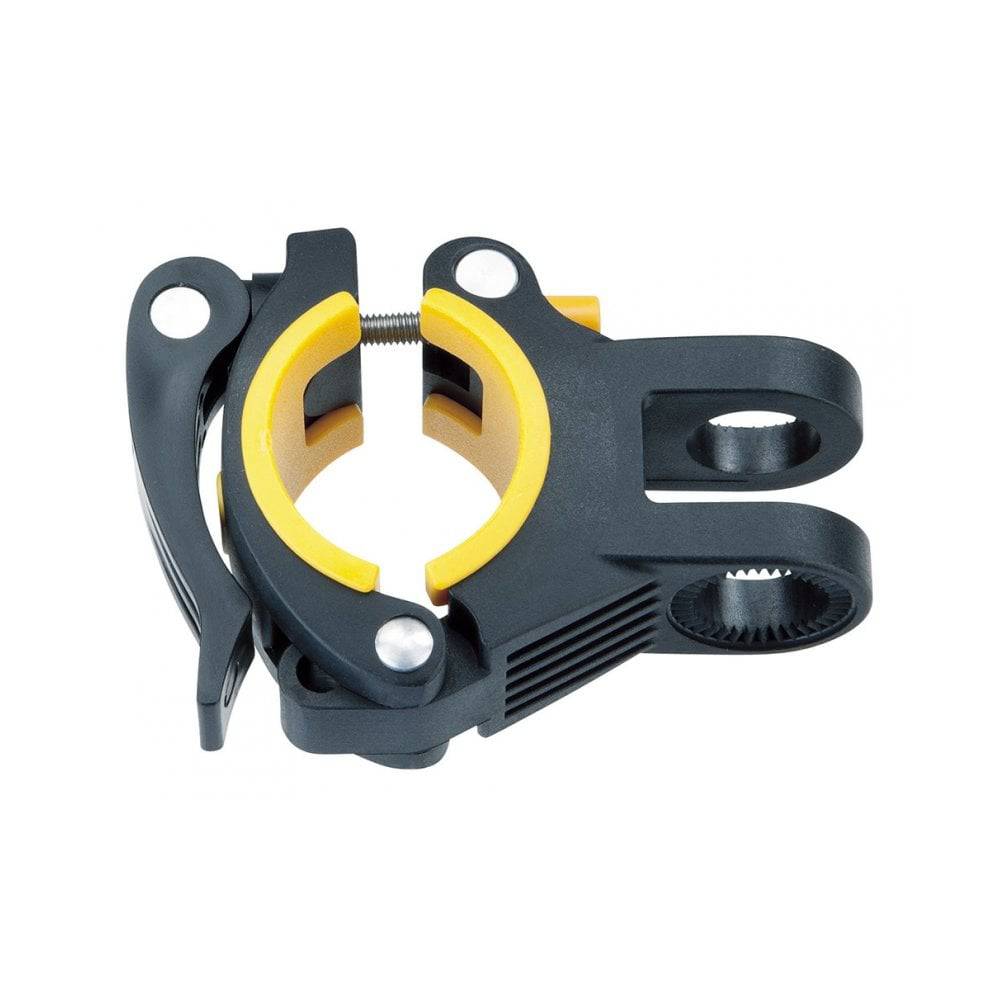 Topeak Defender XC11 Fixer Set black mudguard mounting kit with durable accessories for mountain bike protection.