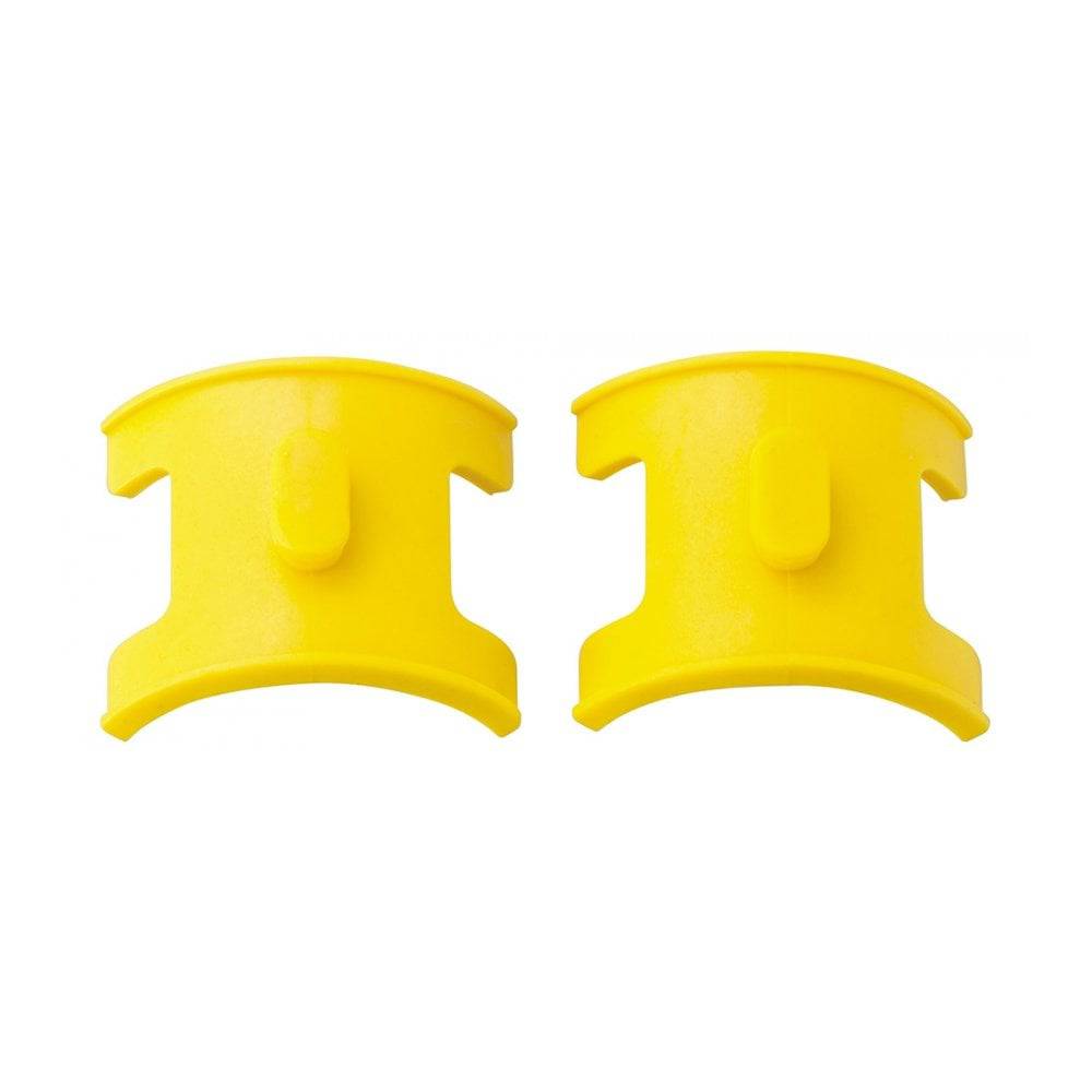 Topeak yellow rubber shim for Defender M2 mudguard mount, 32mm accessory for bike protection and mounting stability