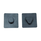 Topeak MTX Beam Rack Shim 1mm black bike rack accessory mounted on a bike, providing stability and secure attachment.