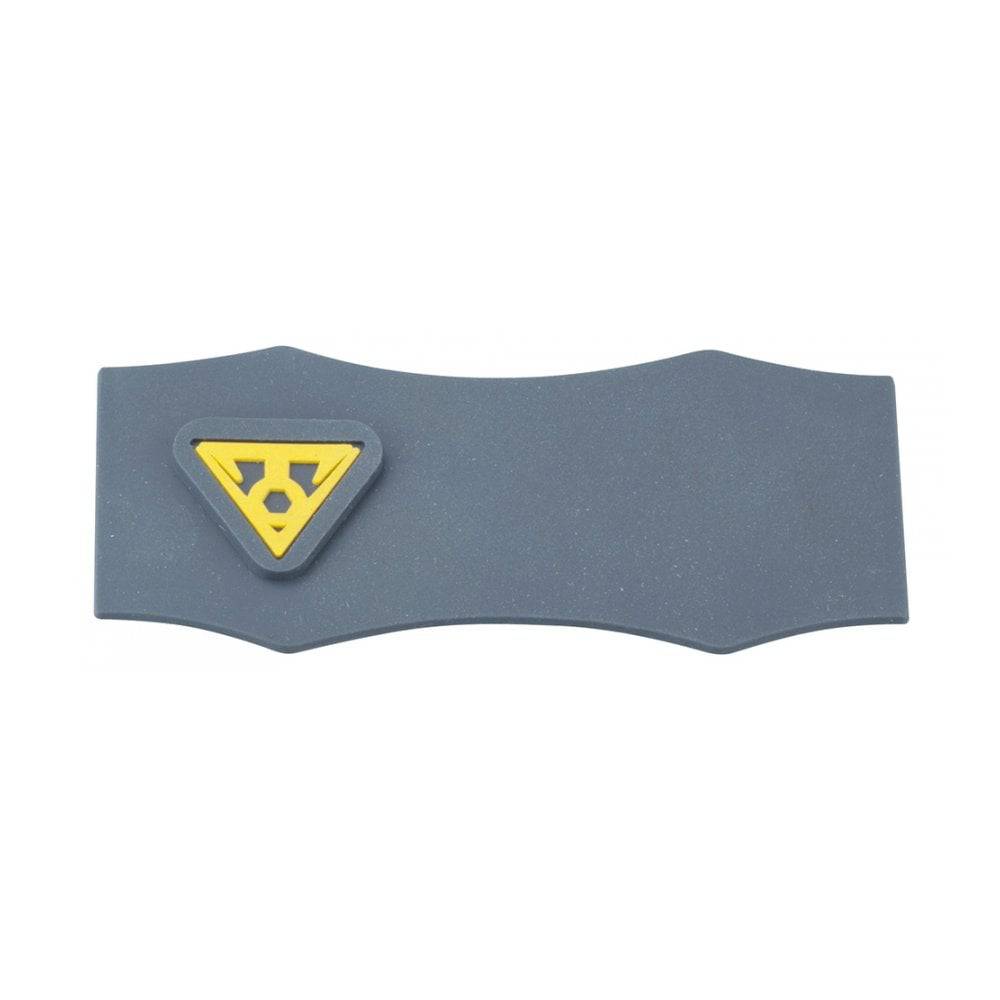Topeak RX Beam Rack Shim 1.2mm black and yellow bike rack accessory for secure mounting and added durability.