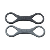 Topeak Whitelite Redlite Aero Race bike light straps in black, secure bike lights with durable accessories for cycling safety.