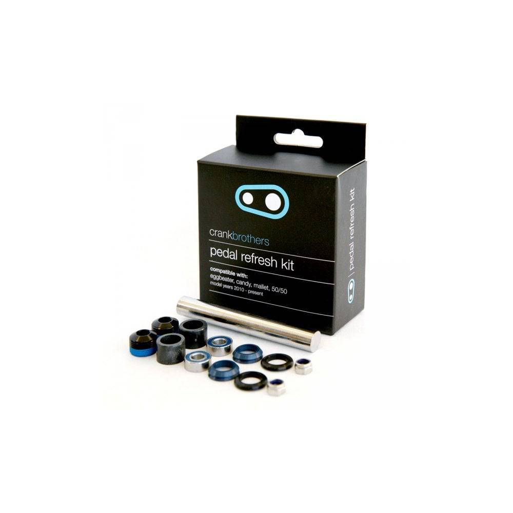 Crankbrothers Refresh Kit for Pedals 2010+ in silver and black, maintenance and upgrade components for bike pedals.