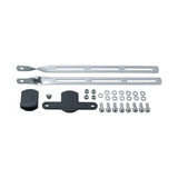 Topeak Super Tourist DX hardware kit in black for BabySeat II and MTX tubular racks, bicycle accessories.