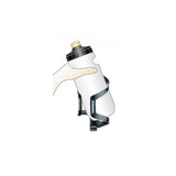 Topeak Dualside Cage EX reversible water bottle cage with colored mounting plates, durable cycling accessories for bike hydration.