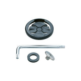 Black and silver Topeak G-ear adaptor for Garmin devices, compatible with Ridecase mount, accessory for cycling navigation.
