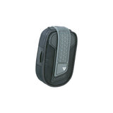 Topeak Tri-Backup Tube Bag in black with Tri-Backup Pro mount for 700x25c inner tubes, cycling accessory storage.
