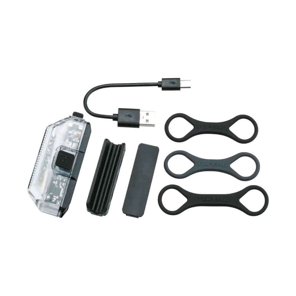 Topeak Front Lights - Whitelite Aero USB 1W