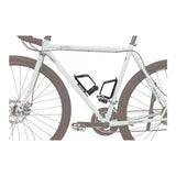 Topeak Alt-Position Bottle Cage Mounts in black, adjustable bike frame hydration accessories with mounting hardware.