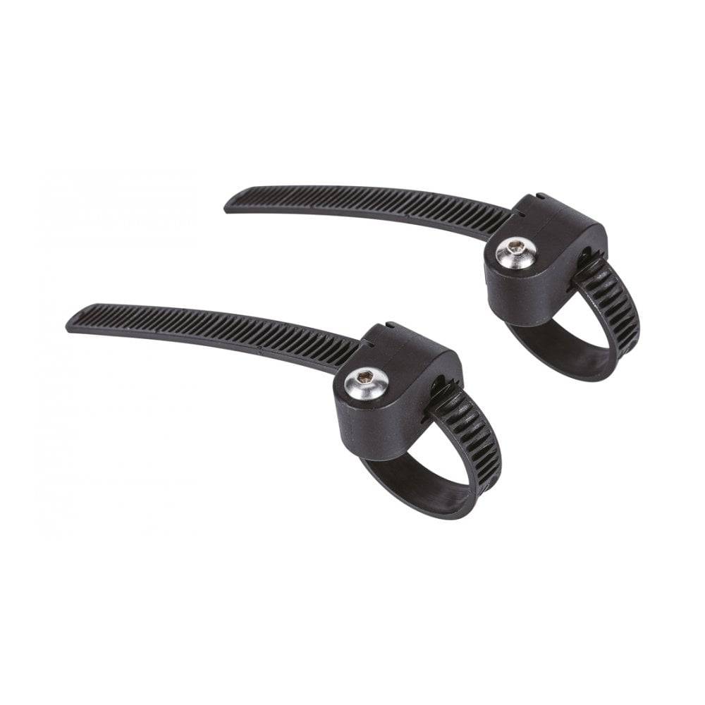 Topeak Versamount Black bike mount for water bottle cages and accessories clamp, featuring durable construction and versatile attachment options.