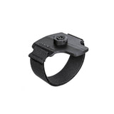 Topeak Ninja Master Free Strap Pack black bike tube and tool storage bag attached to bike frame for accessories.