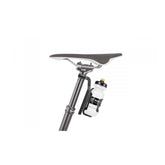 Topeak DP Mount for dropper seatposts 22-27mm in black, bikepacking accessory designed for secure bike frame attachment.