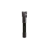 Topeak Mountain TT Twin Turbo hand pump with twin stroke technology for MTB tires, durable plastic body and ergonomic handle.