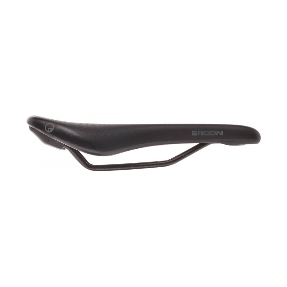 Ergon SM Comp Men mountain bike saddle with OrthoCell® pressure relief and cut-out design, designed for comfort and performance.