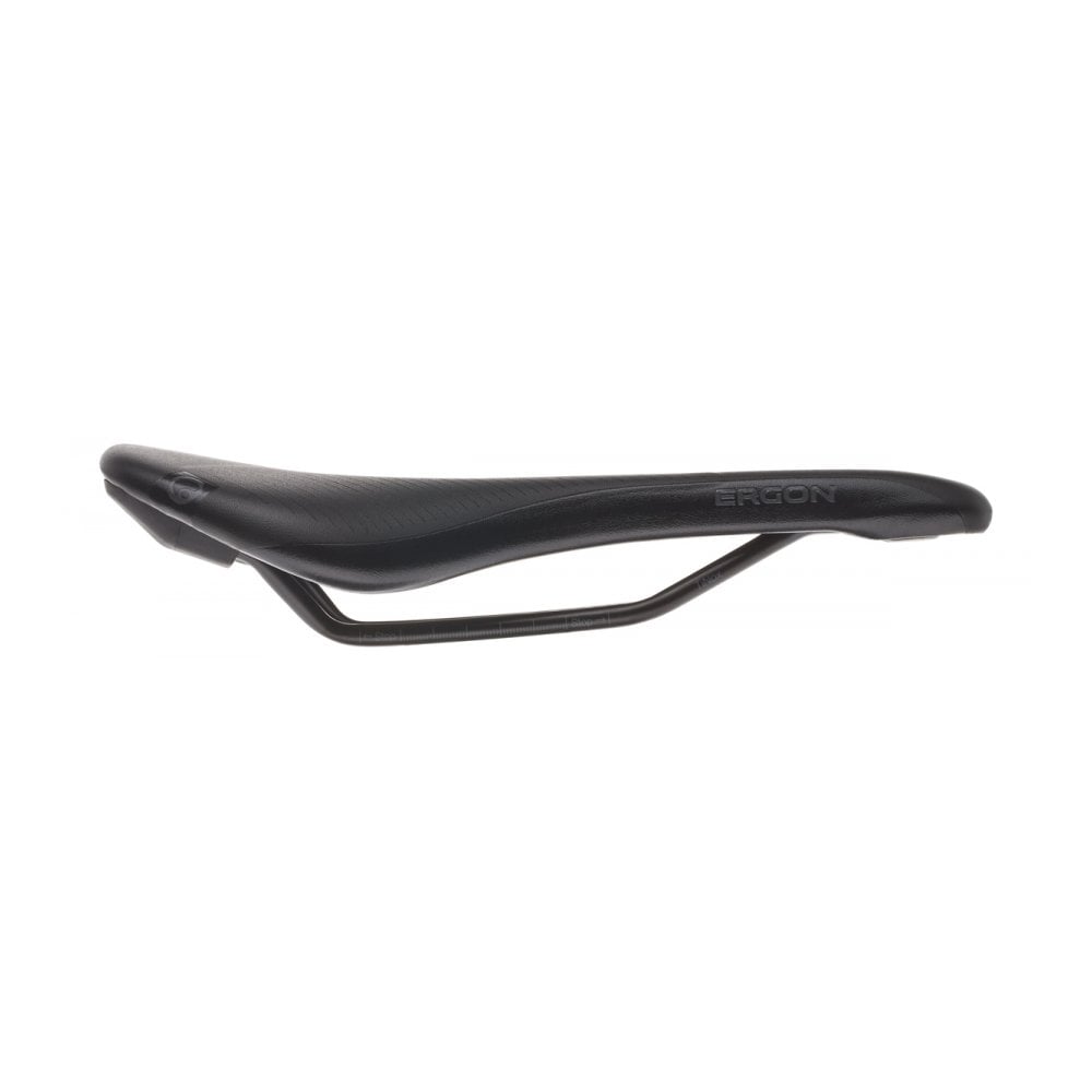 Ergon SR Road Pro men's cycling saddle with ergonomic design and pressure relief channel, ideal for road bike riders.