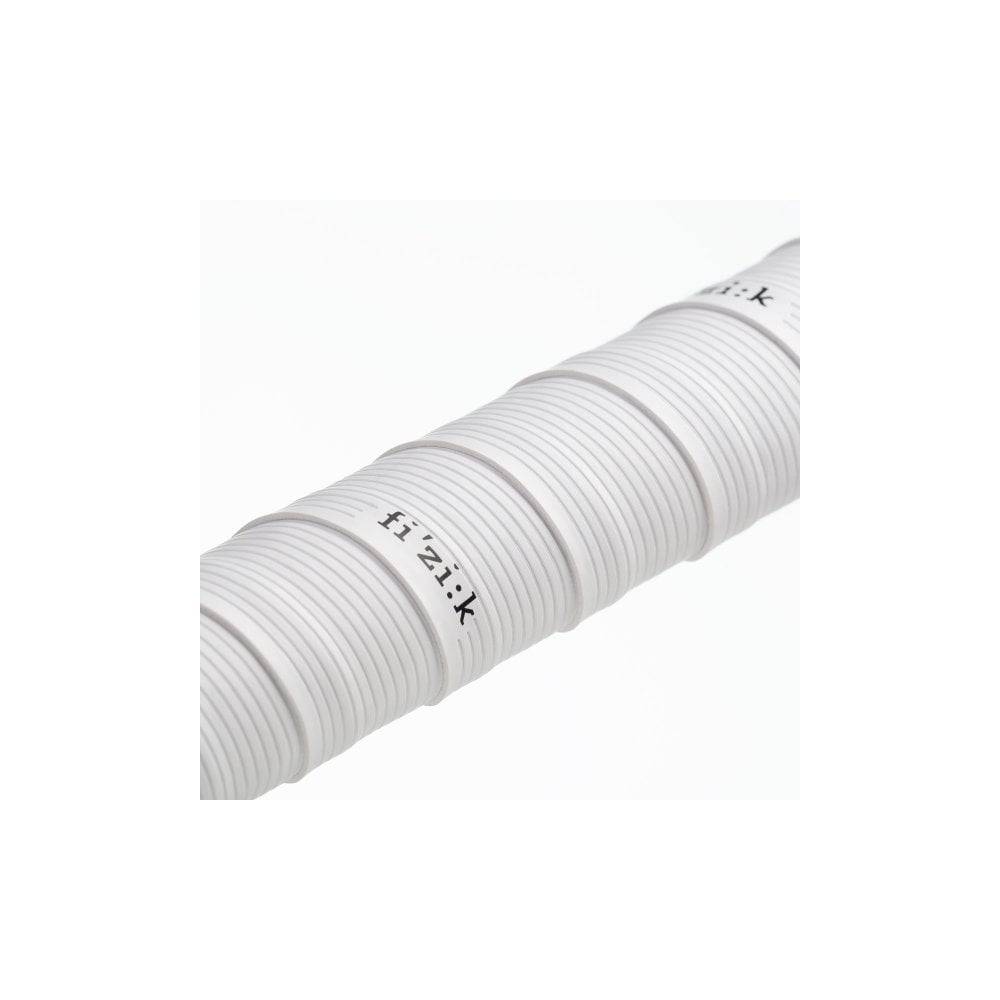 Fizik Vento Microtex Tacky Bar Tape on a road bike handlebar, showing non-slip grip and durable textured surface.